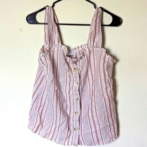 Eyeshadow Button down Tank Top